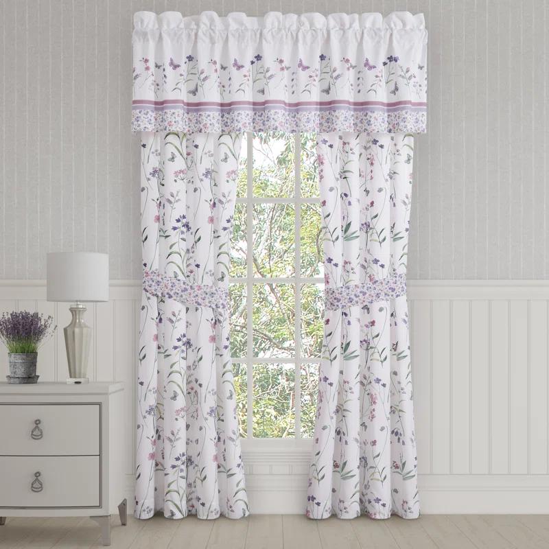 Nola Window Straight Valance Lilac