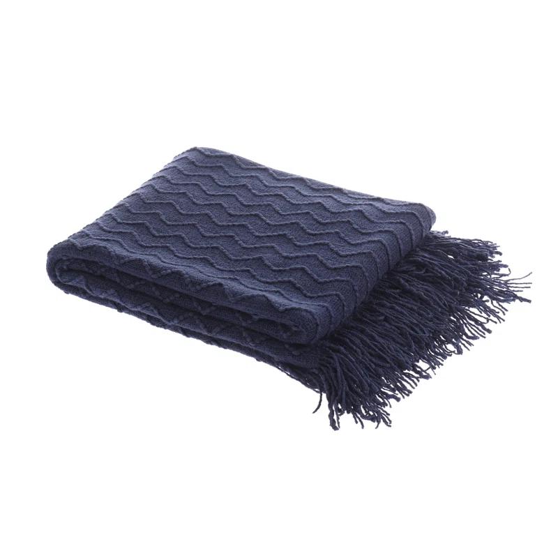 Battilo Home Throw Blanket for Couch, Textured Soft Throw Blankets, Decorative Knitted Blanket for Home Living Room Decor, 50"x60"