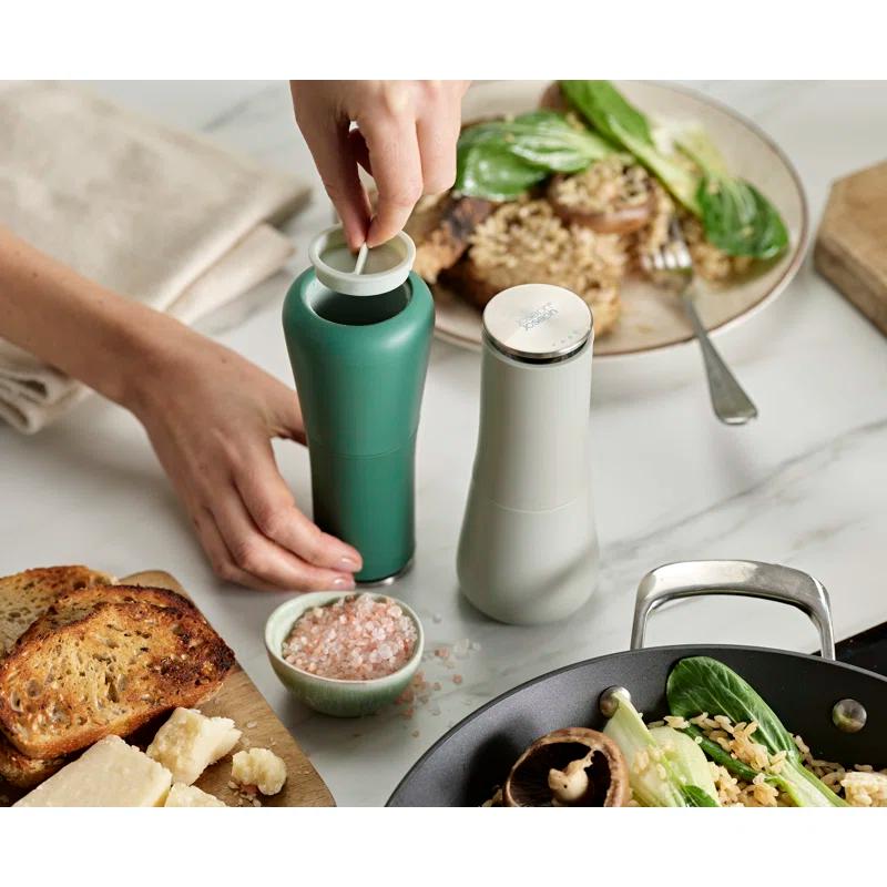 Joseph Joseph Milltop Non-Spill Salt and Pepper Mill Set