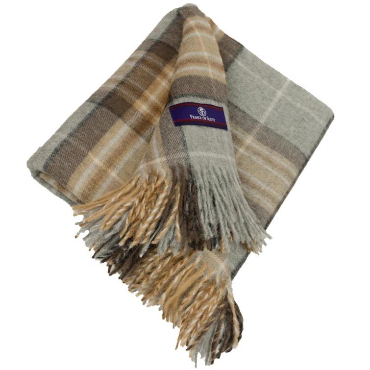 Prince of Scots Hand Woven Throw Blanket