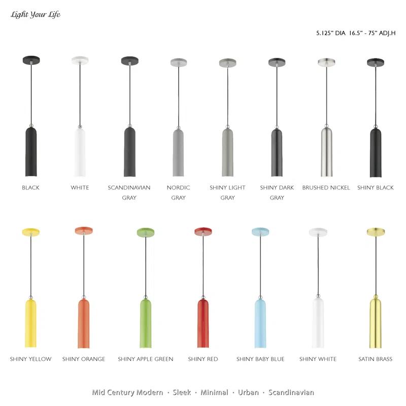 Hanne Single Light Metal Dimmable Pendant