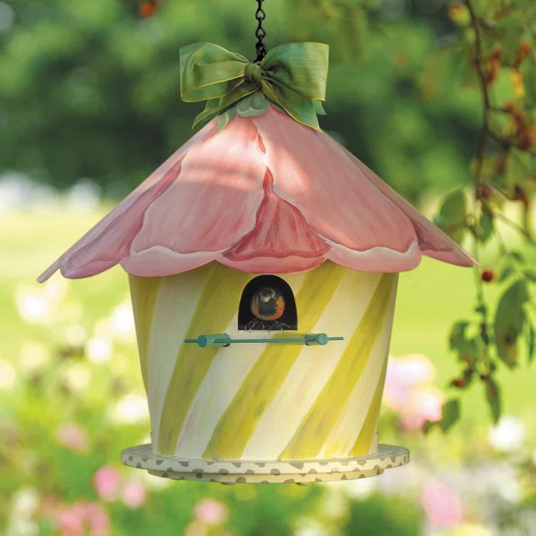 MacKenzie-Childs Hollyhock Birdhouse