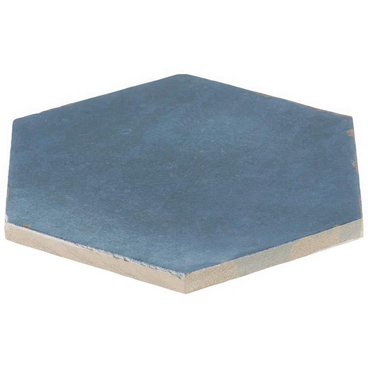 Bond Tile Palo Alto Hex 6" Hexagon Handmade Look Porcelain Floor and Wall Tile (5.38 Sq. Ft. / Case)