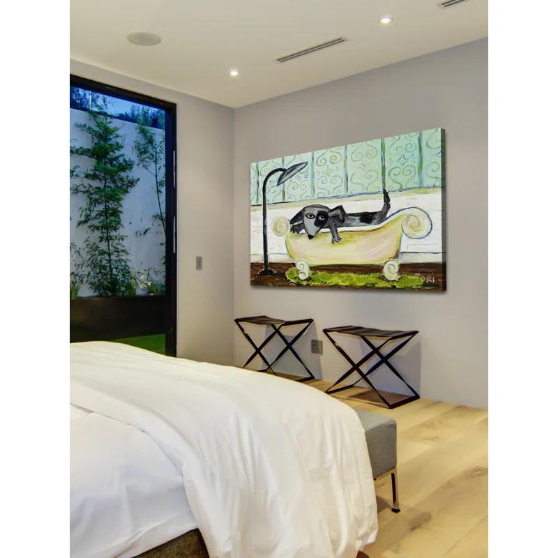 Marmont Hill " Dog Bath " by Tori Campisi Painting Print