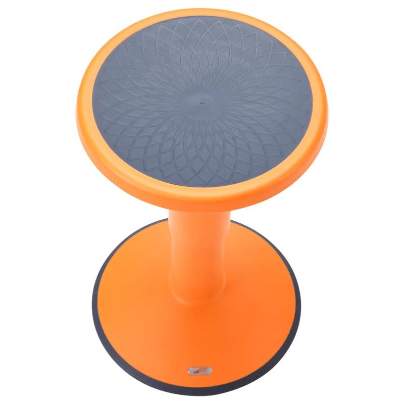 ECR4Kids ECR4Kids Sitwell Wobble Stool with Cushion, Adjustable Height, Active Seating