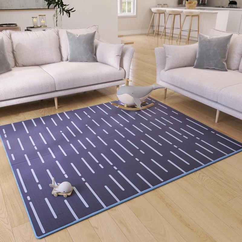 Evolur Cozycush Reversible Non-toxic Baby Kids Playmat|| Foldable Large Thick Foam Crawling Playmats For Toddlers|waterproof Portable Playmat For Babies | Yoga/picnic/game Mat|indoor/outdoor