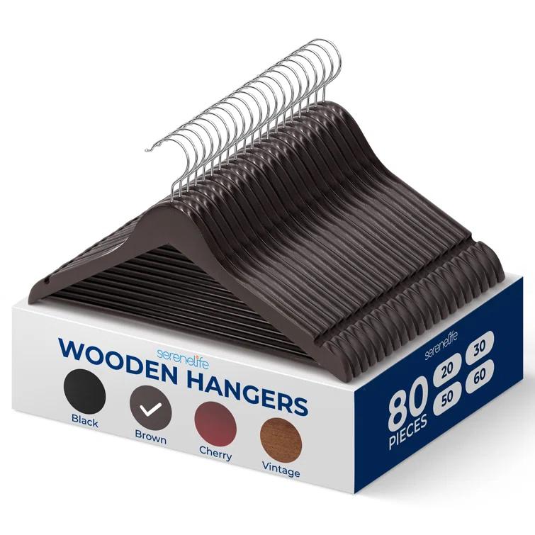 SereneLife Non-Slip Standard Hanger