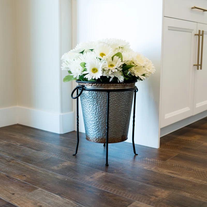 Winston Porter Drumnasole Iron Pedestal Birdbath