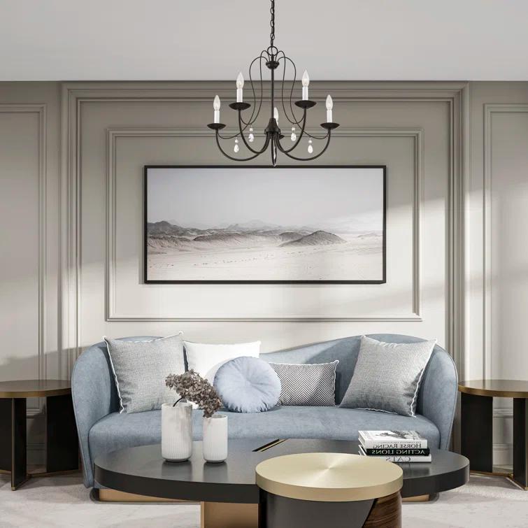 Ophelia & Co. Gaiwan 5 - Light Dimmable Classic / Traditional Chandelier