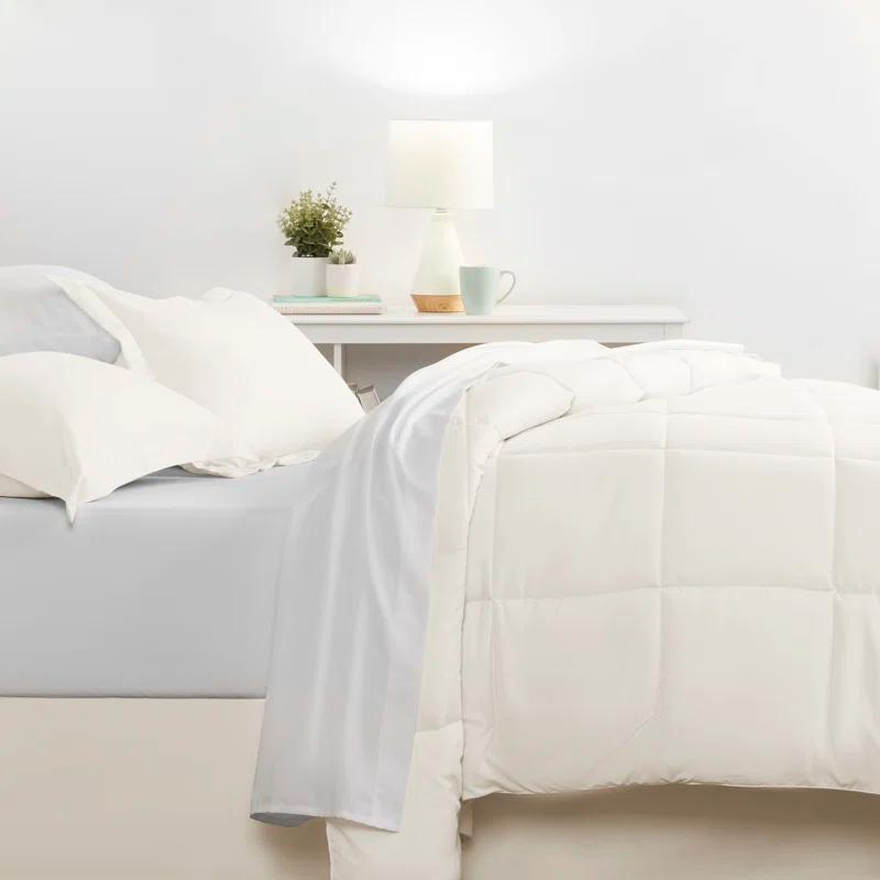 IEnjoy Home Simply Soft 8 Piece Microfiber Complete Bedding Set