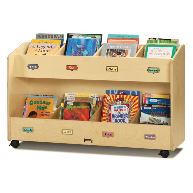 Jonti-Craft Jonti-Craft® Mobile 8-Section Book Organizer