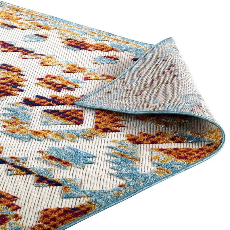 Modway Modway Reflect Contemporary Abstract Diamond Indoor and Outdoor Area Rug