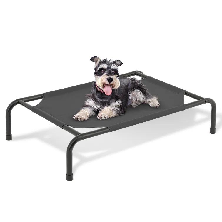 Tucker Murphy Pet™ Cooling Elevated Dog Bed, Portable Raised Pet Cot with Breathable Fabric and Alloy Steel Frame