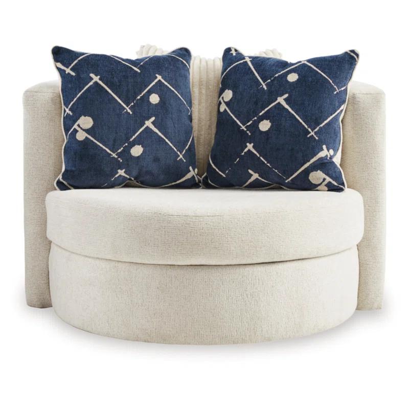 Ebern Designs Wydmondham Upholstered Swivel Accent Chair