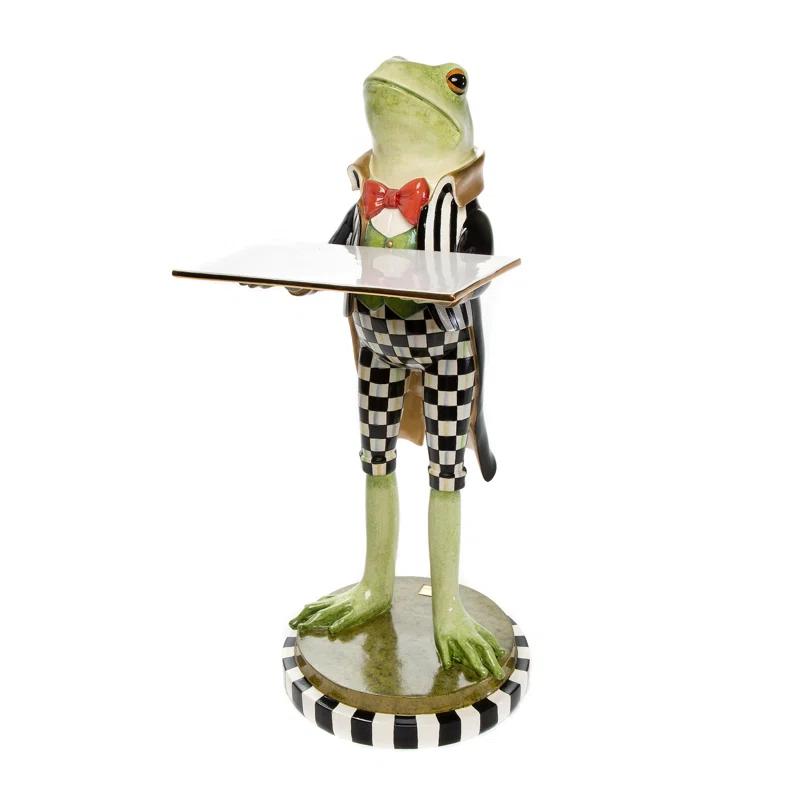 MacKenzie-Childs Fergal the Frog Butler Figurine/Sculpture