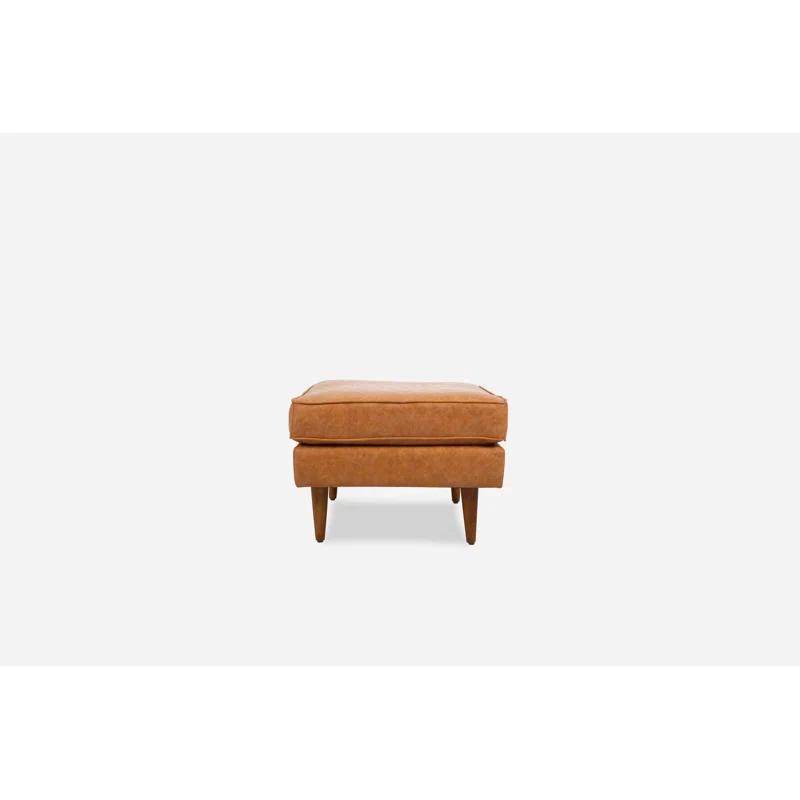 Albany Park Nova Faux Leather Ottoman