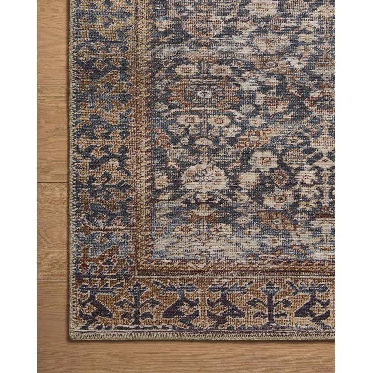 Amber Lewis x Loloi Amber Lewis x Loloi Georgie Denim / Spice Area Rug