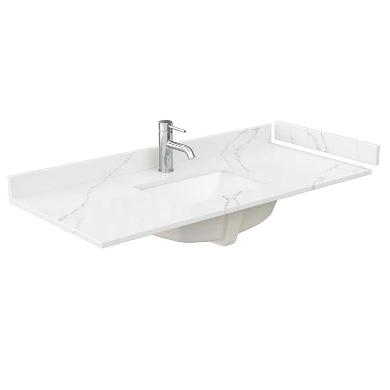 Wyndham Collection Avery 60'' Single Bathroom Vanity with Top