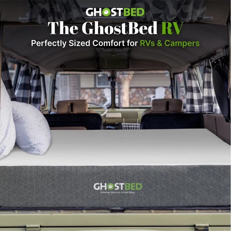 GhostBed GhostBed 10" Short Low Profile Memory Foam Mattress