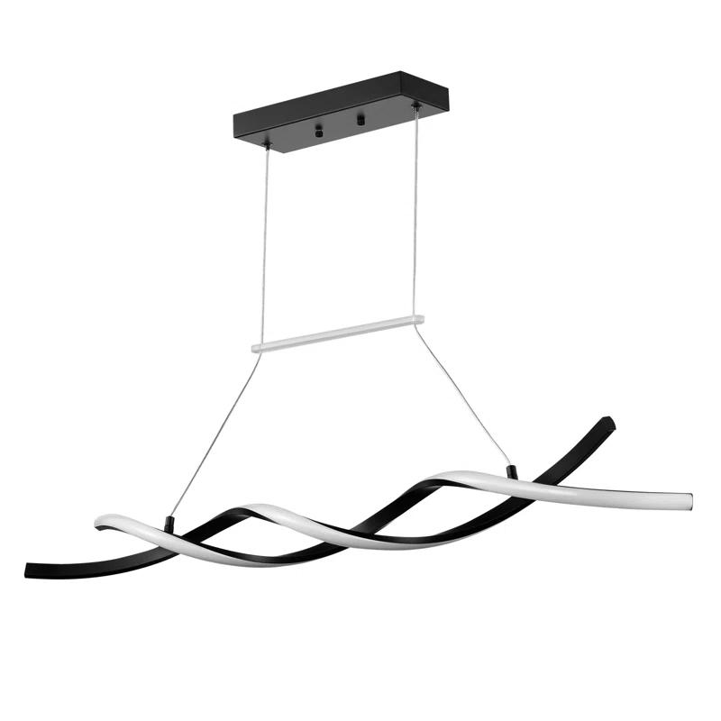 VEVOR 1 - Light Matte Black Chandelier Pendant