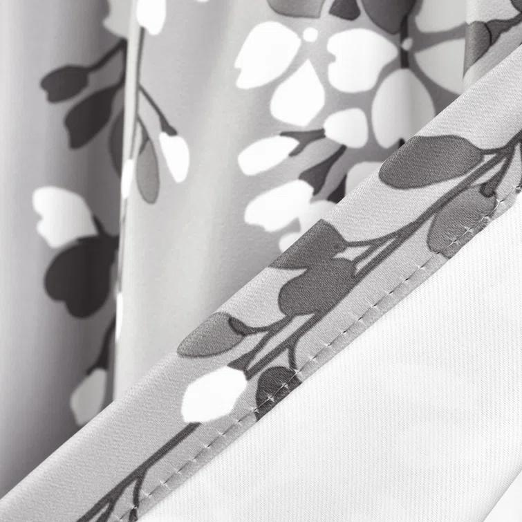 Lush Decor Floral Tailored 52'' W Window Valance