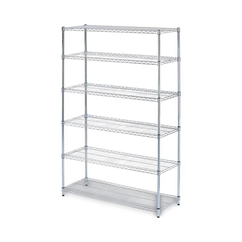 17 Stories Joan 72" H x 48" W x 18" D Commercial Wire Shelving