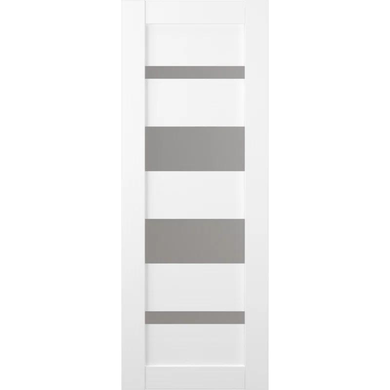 Belldinni Mirella Paneled Manufactured Wood and Glass Standard Door Slab & Reviews | Wayfair