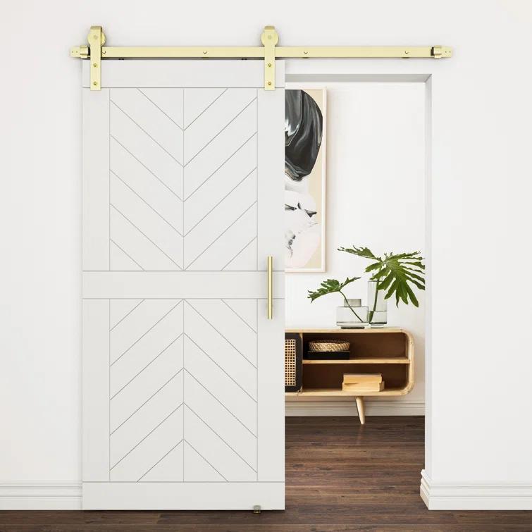 National Hardware 72" Designer Interior Barn Door Kit with Soft Close