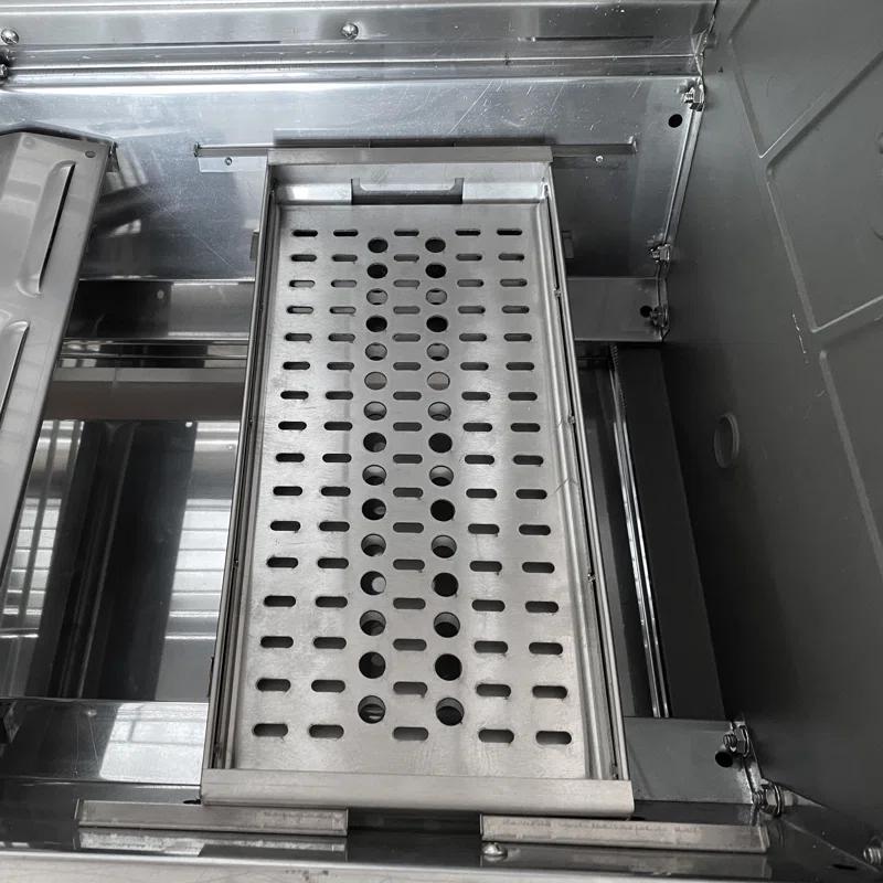 Prokan Prokan 6.83'' W x 14.7'' D Stainless Steel Charcoal Tray
