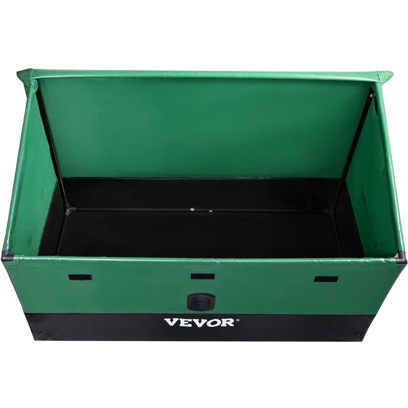 VEVOR VEVOR 48'' W 100 Gallons Water Resistant Polyethylene Plastic Deck Box in Green/Black