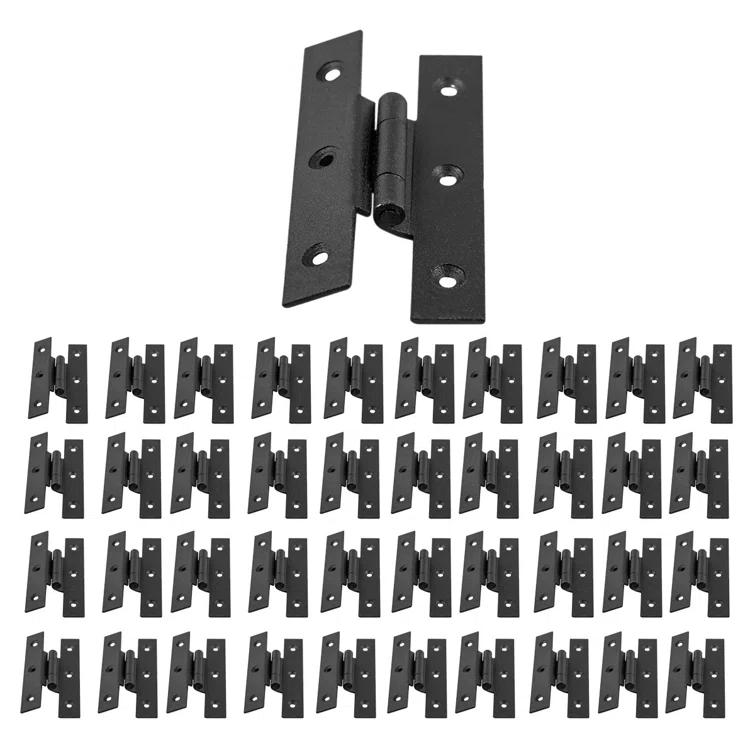 The Renovators Supply Inc. Iron H-Hinge (Set of 40)