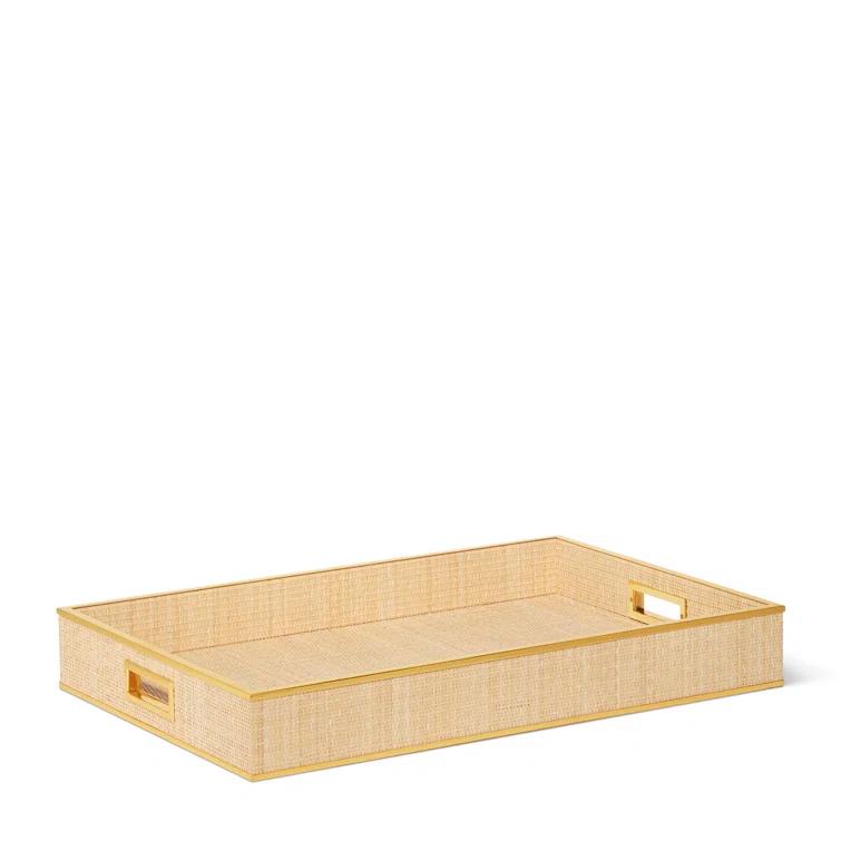AERIN Colette Cane Butler Tray