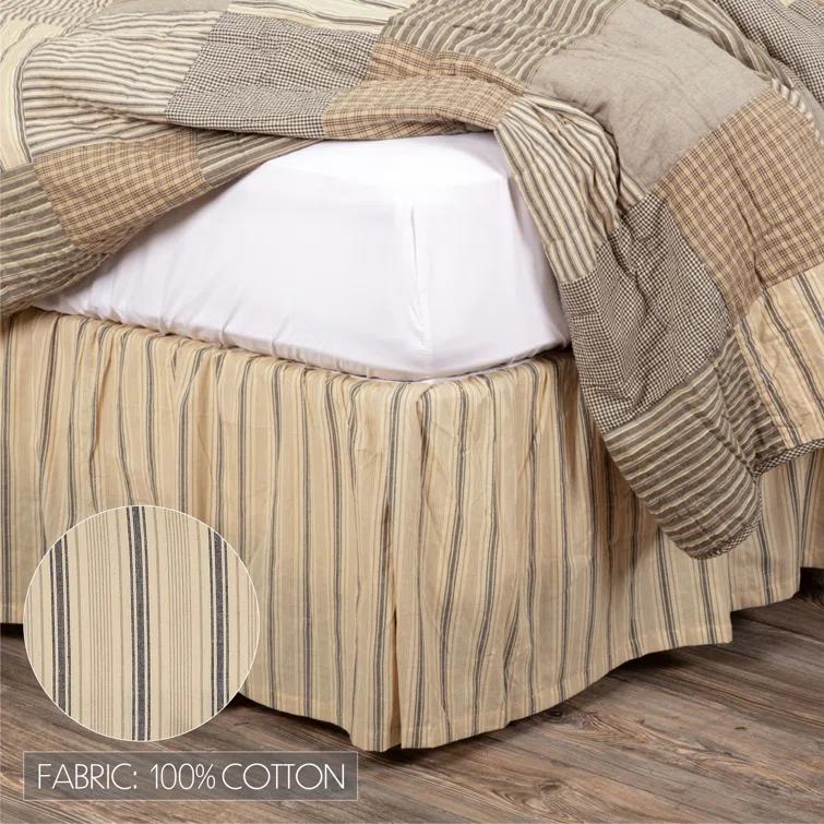 VHC Brands Sawyer Mill Ruffled Bed Skirt