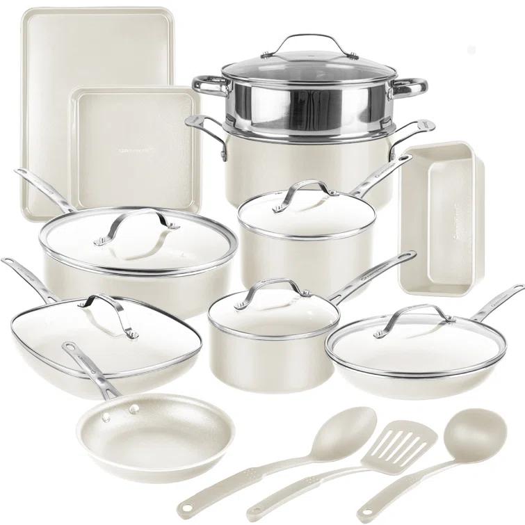 Gotham Steel Gotham Steel Naturals 20 Pc Express Cookware and Bakeware Set with Utensils