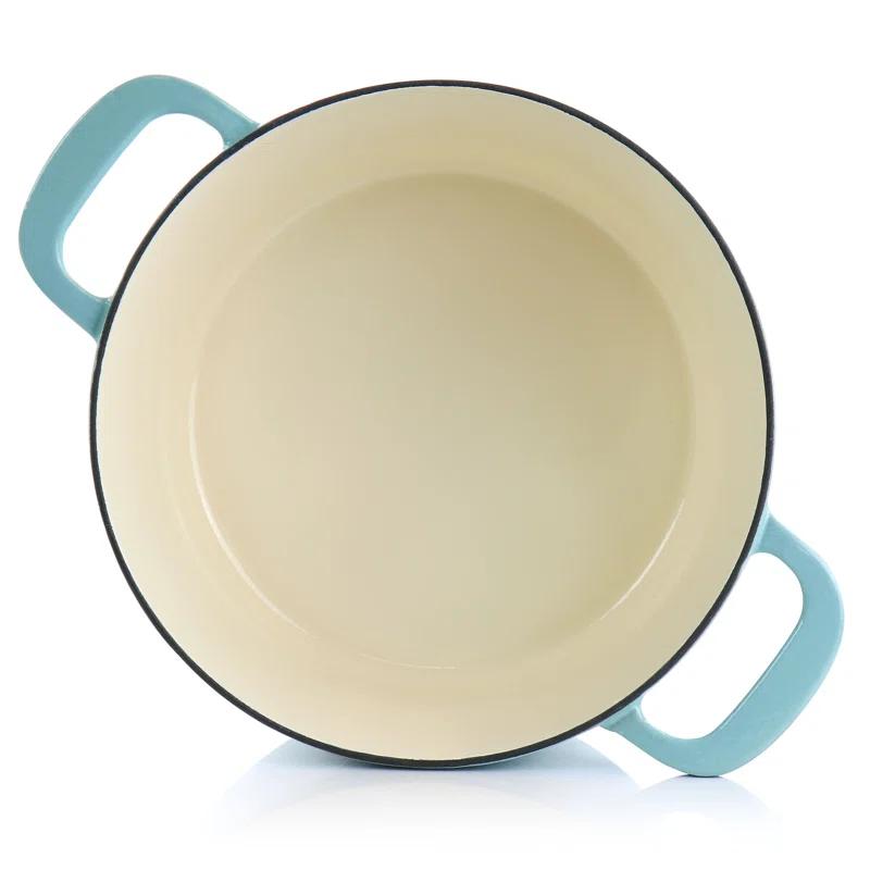 Martha Stewart Martha Stewart Gatwick 7 qt. Cast Iron Round Dutch Oven with Lid