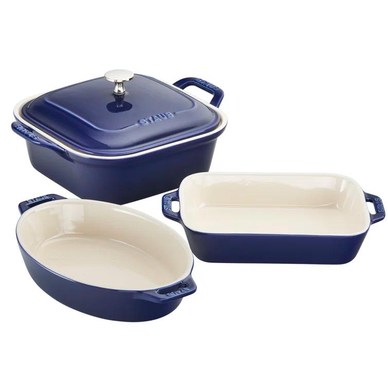 Staub ® Dark Blue 4-Piece Baking Set