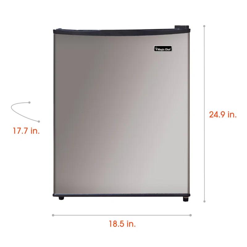 Magic Chef Magic Chef 2.4 Cubic Feet Freestanding Mini Fridge