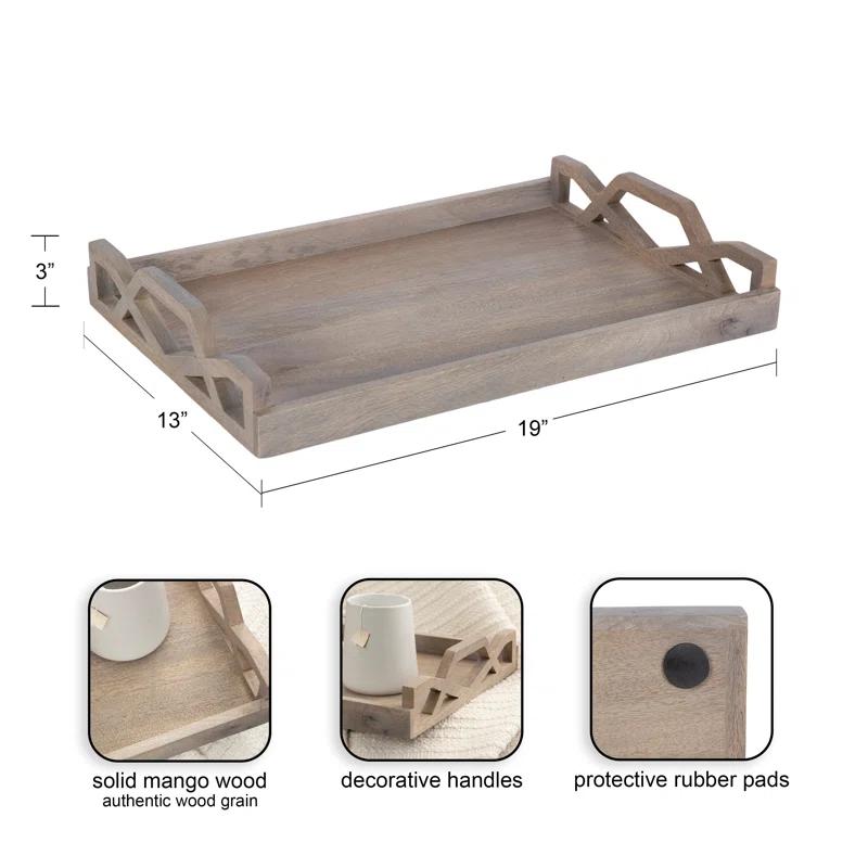 Kelly Clarkson Home Kess Wood Tray