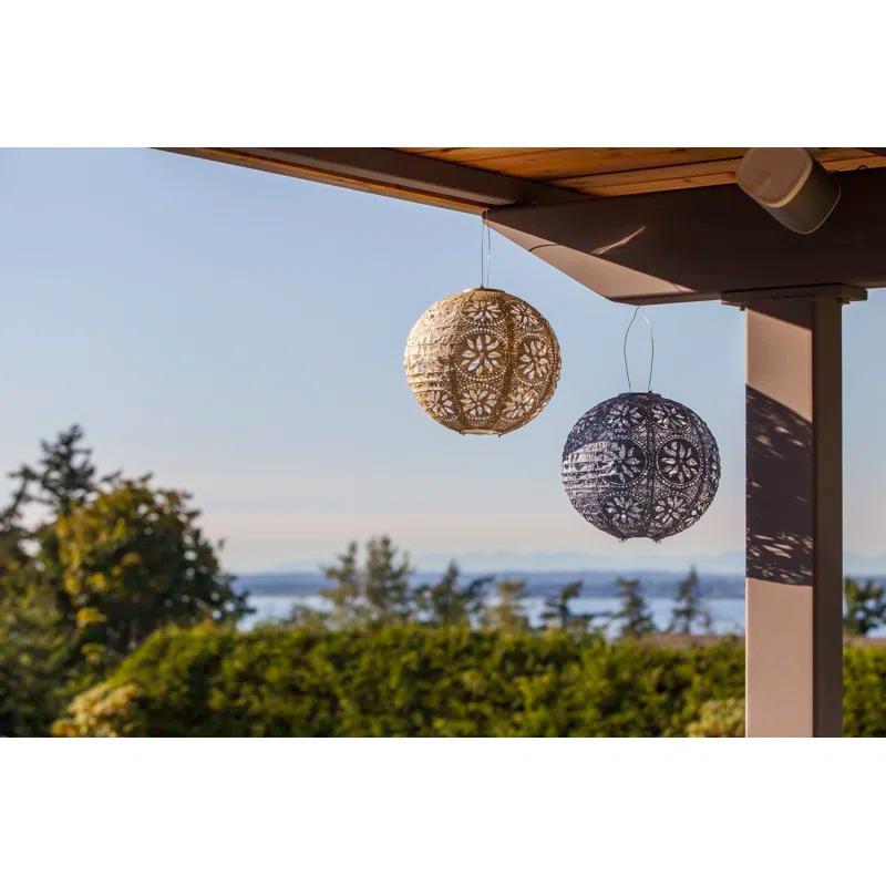 Boho Globe Solar Outdoor Lantern