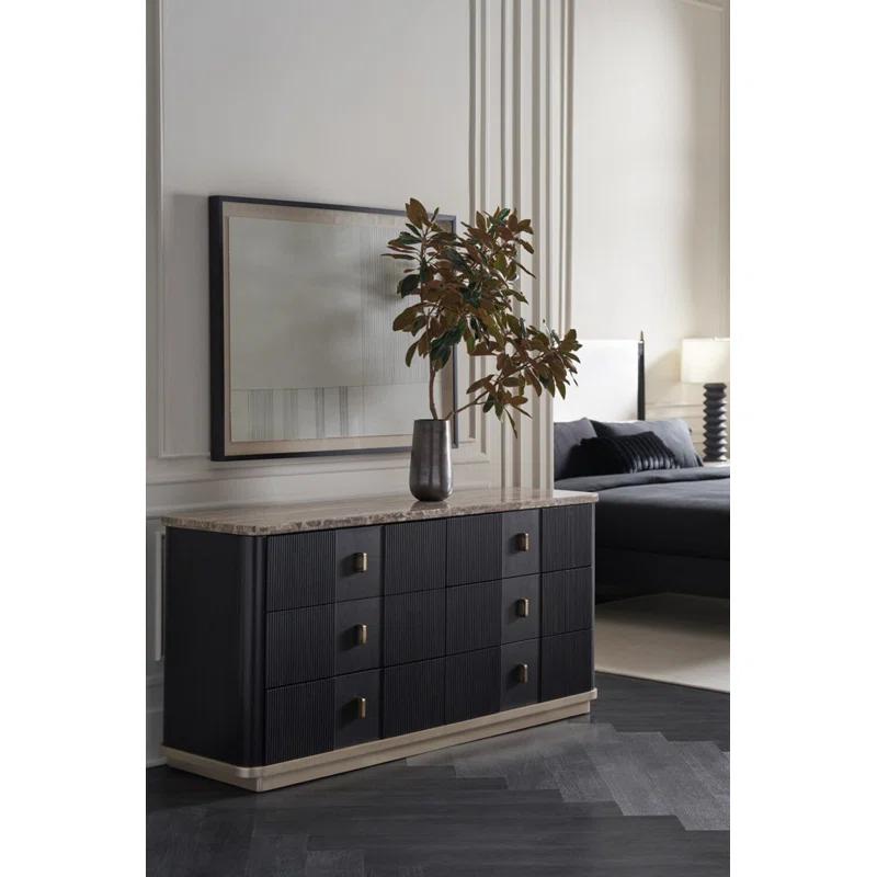 Caracole Modern Rhythm Upholstered Standard Bed