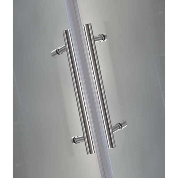 Aston Vanora 30" x 72" Square Hinged Shower Enclosure SEN989-CH-30-10