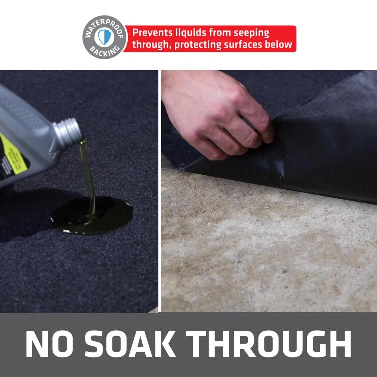 Drymate Oil Spill Mat, Protects Garage Floor, Absorbent, Waterproof, Reusable, Washable