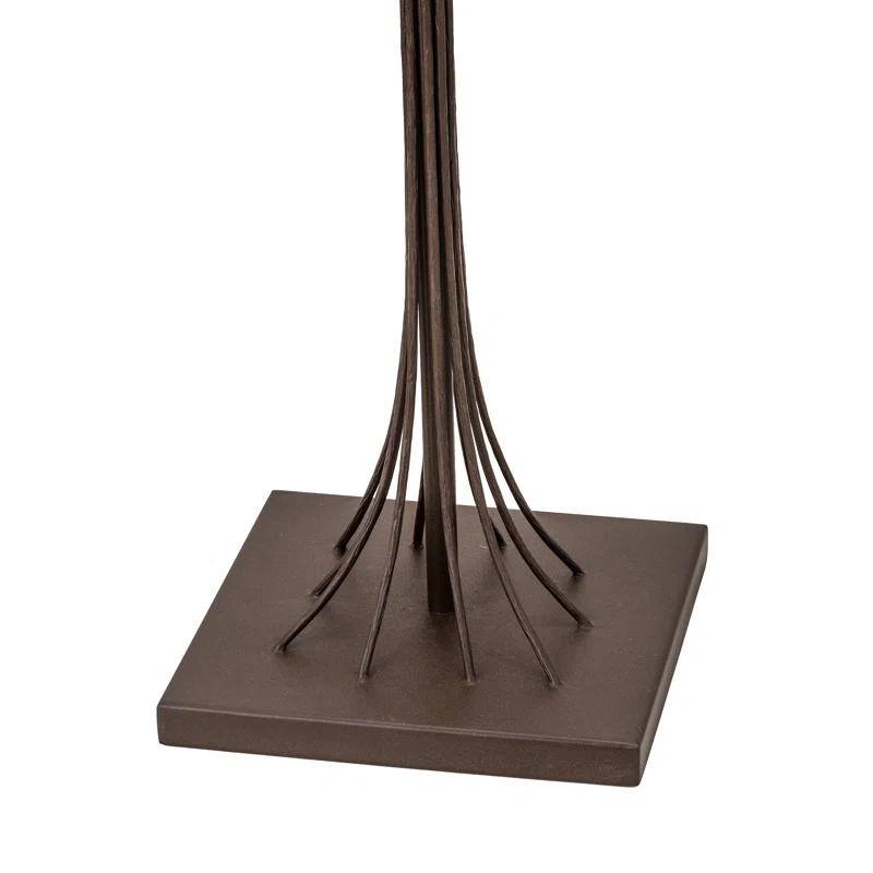 Meyda Lighting Rustic Lodge 63'' Black Coffee Traditional Floor Lamp