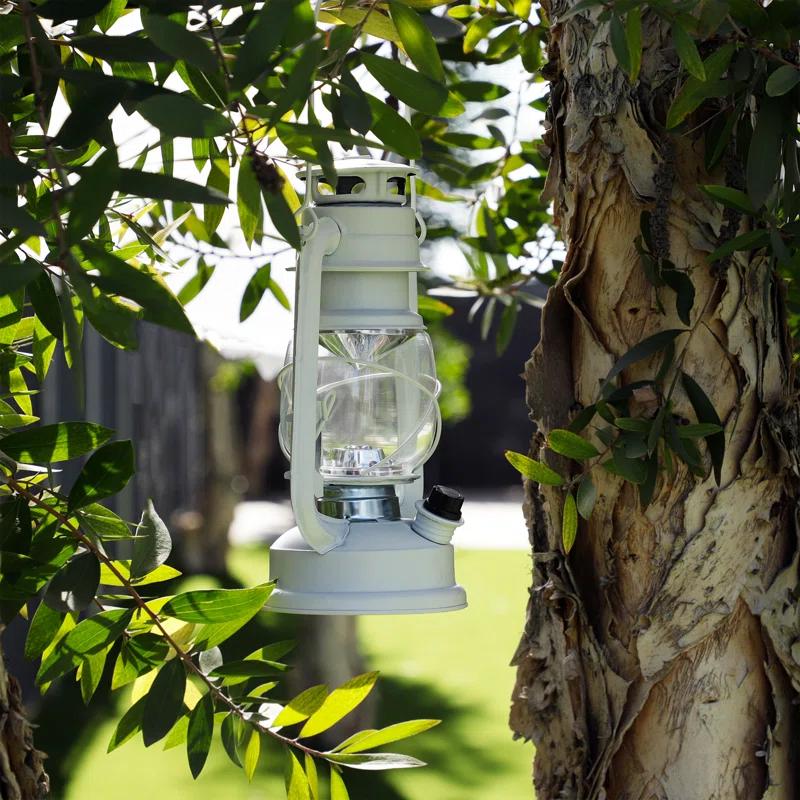 Alpine 10'' Battery Powered Integrated LED Outdoor Lantern