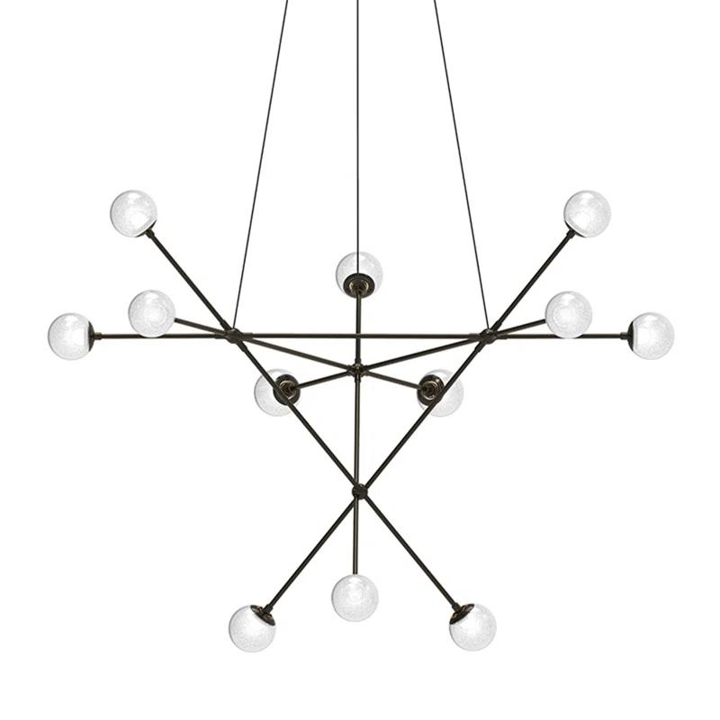 SONNEMAN Proton™ 12 - Light Dimmable LED Sputnik Sphere Chandelier