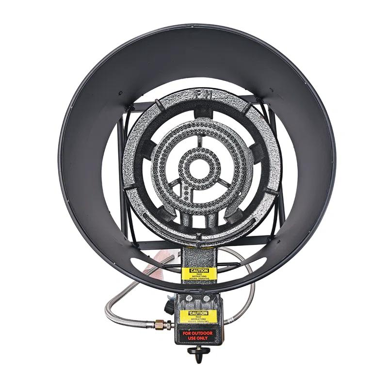 ARC 23" Stainless Steel Concave Comal Set, 30,000 BTU Propane Burner and Stand, Discada Disc Cooker.