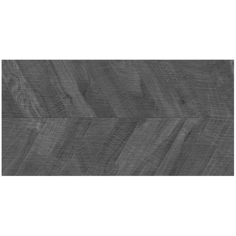 Auburn Chevron 24 in. x 48 in. Matte Porcelain Floor and Wall Tile (15.49 Sq. Ft. / Case)
