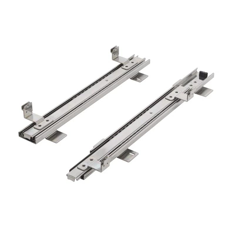 Trinity TRINITY 11.5 in. W x 6.25 in. H x 17.75 in. D Chrome Steel Wire in Cabinet Sliding Drawer