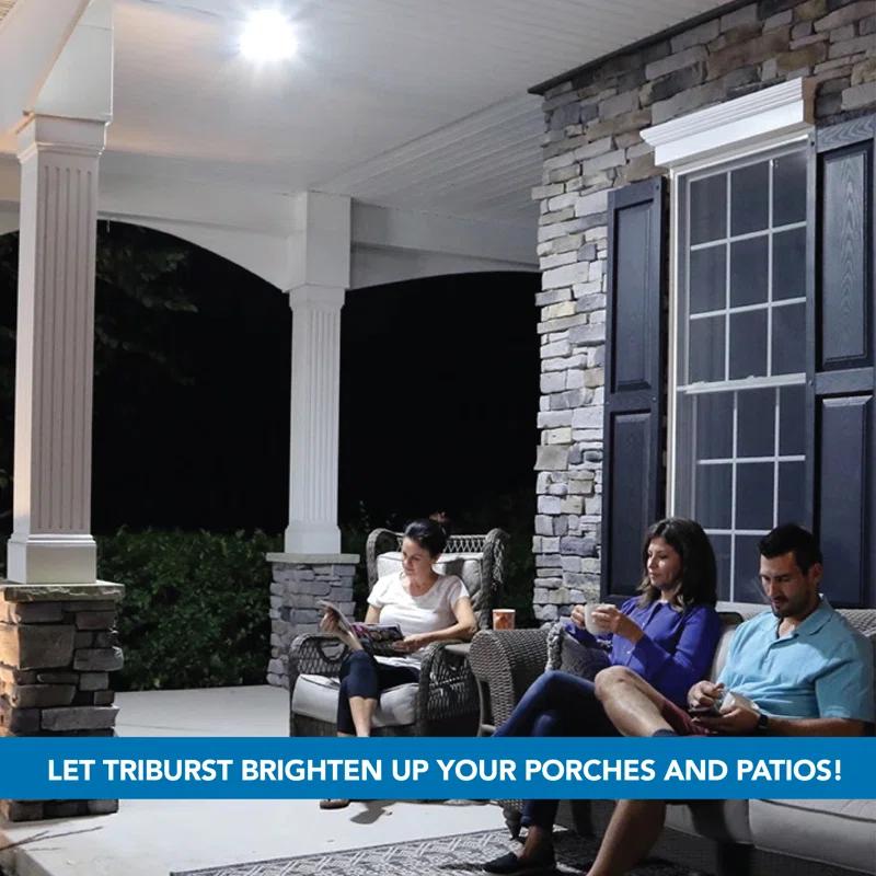 Bell + Howell Bell+Howell Triburst Multi-Directional 2000 Lumens Light, Screws Onto Any Standard Light Socket