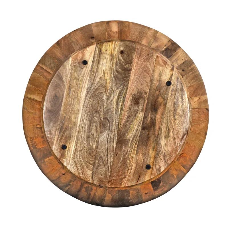 Teasdale Solid Wood Single Drum Coffee Table